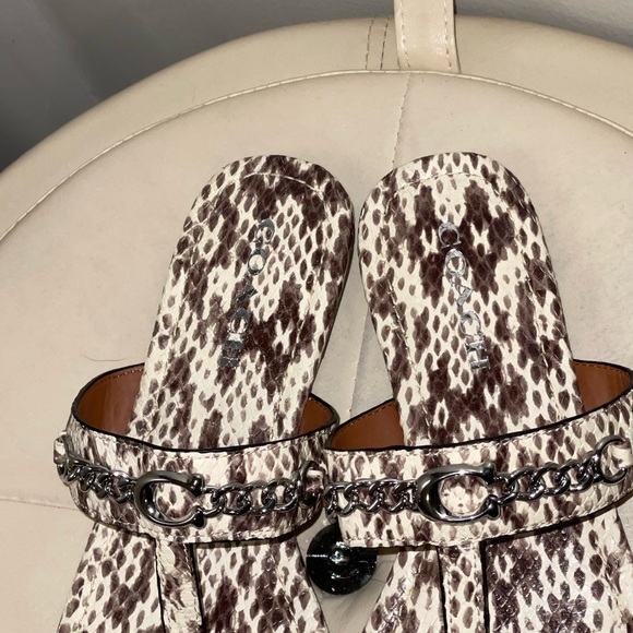 New Coach Printed Sandals - Picture 2 of 4